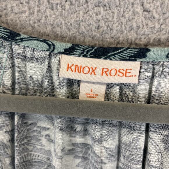 Knox Rose Dress Large Cottage Boho Peasant Beach Coastal Flare Flowy Belted 2022 - Picture 4 of 10